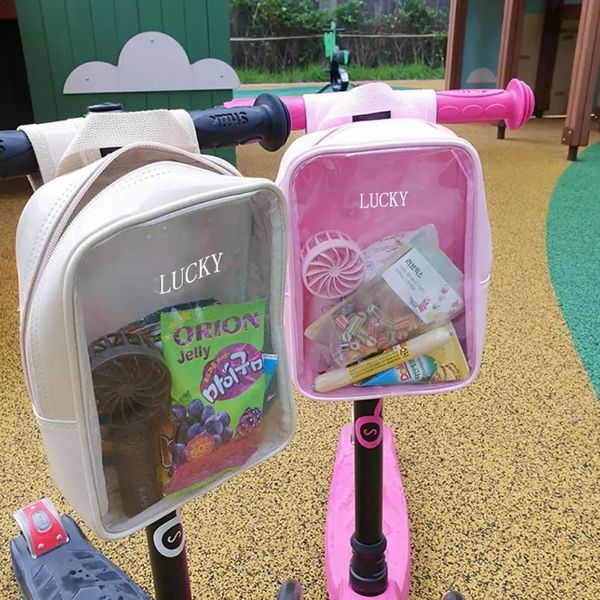 Sacoches Sacs Scooter Vélo Vélo Sac De Rangement Avant Étanche Enfants Panier De Vélo Téléphone Portable Tasse D'eau Sacs De Rangement Facile À Installer 231129