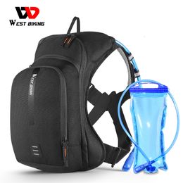 Sacs de sacs West Biking Ultralight Bicycle Sac 10L Sports Hydratation Backpack Ergonomics Mtb Road Bike Cycling Water Sac extérieur Sac d'escalade 230412