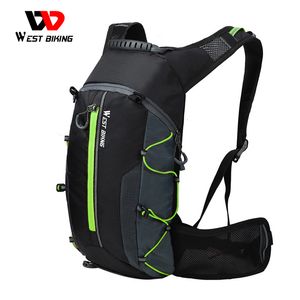 Panniers Bags WEST BIKING Waterproof Bicycle Bag Reflective Outdoor Sport Backpack Mountaineering Climbing Travel Hiking Cycling Bag Backpack 230224