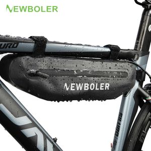 Fietstassen nieuwe fiets fietsen bovenbuis voor frame zak waterdichte mtb road driehoek pannier vuilbestendige fietsaccessoires zakken 0201