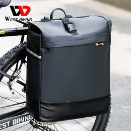 Fietsers s fiets 30l waterdichte fietsen cargo rack zadeltas met regenhoes professionele fietsen accessoires 0201