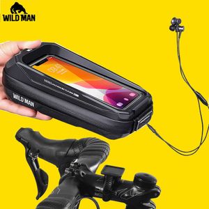 Passtersers S New Holder Case 6.9in Mobiele telefoon Waterdichte fietsbevestiging Stand Stand Bag Bandbalk MTB Bicycle Accessories 0201