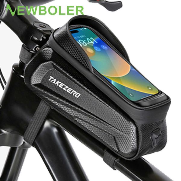 Panniers S Newboler Bike 1.5L Frame avant tube de vélo de vélo de vélo d'étanché