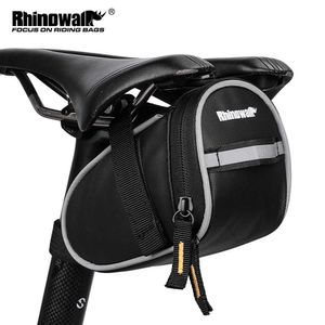Sacoches s Rhinowalk 2021 nouveau vélo vélo étanche selle de stockage queue noire arrière Pack accessoire Kit outil sécurité coussin sac voyage 0201