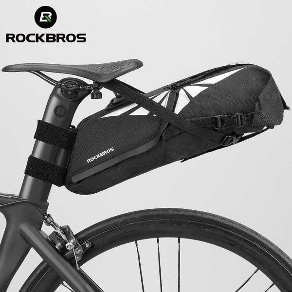 Panniers S Rockbros Bike étanche 8l SAGLE DE BICYLAGE DE BICYCLE DE LA SALLE PLIBLE PLIBLE BABLE MTB ROAD TRUNK BIDEPACKing 0201