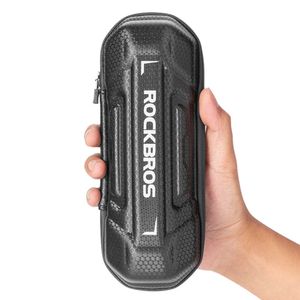 Borse laterali ROCKBROS Custodia rigida da ciclismo impermeabile Custodia per attrezzi MTB Portabici da strada Kit di manutenzione per biciclette Borsa portaoggetti 0201