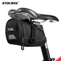 Passtersers S Stoureg Bicycle Shockproof Saddle Cycling Stoel achterstoelpost MTB Bike Bag Accessories 0201