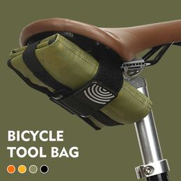 Panniers S Thinkrider Bicycle Tail Silat arrière Cadre Saddle Pouch Pouch Front Burrito Pack Bike Tool Kit Sac de réparation 0201