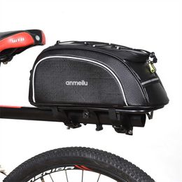 Passteunen S Trunk 8L Waterbestendige nylon /PU -fietsrekzak met waterdichte regenhoes fietsaccessoires 0201
