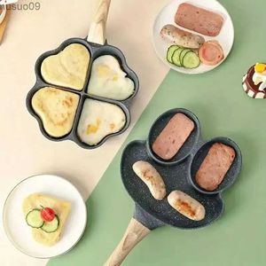 PANS 1 huishouden creatieve poreuze koekenpan medische stenen stok gratis houtkrullen om ontbijt mini ei eier dumplingplatel2403