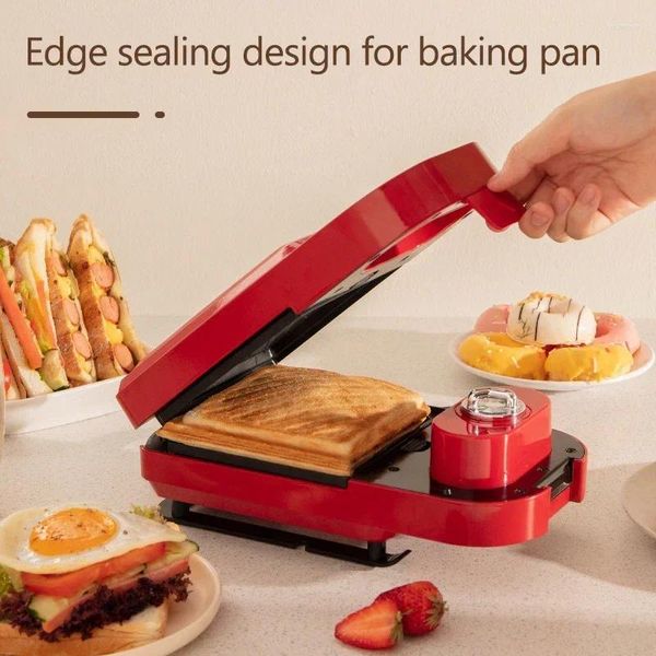 PANS 220V Electric Sandwich Maker Breakfast Machine Multi-Baker Toaster Baking Waffle Takoyaki Toast Pressure