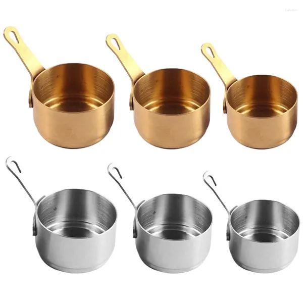 Casseroles 304 en acier inoxydable Sauce Cup Pot Sauce Lait Mini Pan Antiadhésif Petite Casserole Pots avec poignée