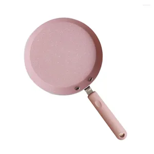 Pannen Aluminium antiaanbakpan Praktisch frituren Nuttig Omelet Pannenkoek Keukengadget voor thuisrestaurant (6 inch roze)