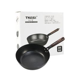 Sartenes Desayuno Coreano Sartén Filete Hierro fundido Estufa de gas antiadherente Cocina de inducción Cocina Paneles Utensilios de cocina BC50JG