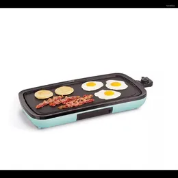 Pans Dash Plaque de cuisson électrique antiadhésive quotidienne pour crêpes, hamburgers, quesadillas, œufs, autres petits déjeuners à emporter