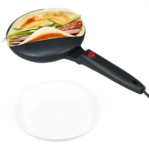 Pannen Elektrische draagbare pannenkoekenmaker Draagbare crêpe en 8 inch bakplaat Non-stick Instant