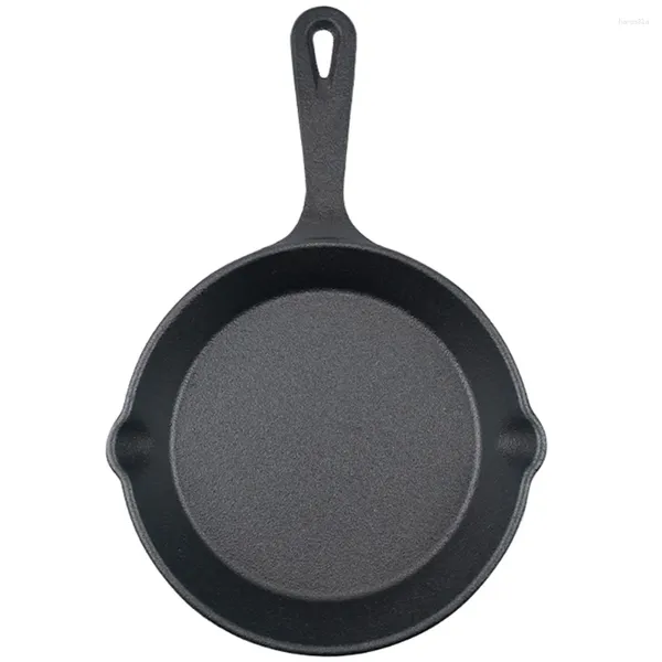 Sartenes Esmalte Utensilios de cocina Sartén de hierro fundido Sartén para tortilla doméstica Desayuno antiadherente Mini Huevo Freír Sándwich Pequeño