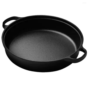 Casseroles Poêle Plate Wok Cuisson Chaudière Pot En Fonte Pique-Nique Ustensiles De Cuisine Ménage Extérieur Pots Non Collants