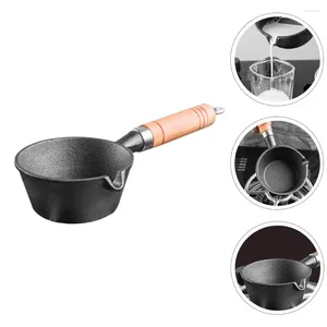 Casseroles Plaque de cuisson Mini poêle à huile Pot de cuisson Beurre de cuisine Chauffage Four multifonctionnel Support de cuisson Lait Bébé