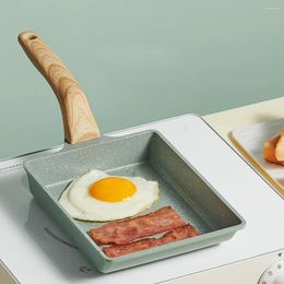 Sartenes Hogar Cocina Tamagoyaki Sartén Antiadherente Cuadrado Maifanstone Utensilios de cocina Utensilios de cocina Desayuno Rollo de huevo frito Filete