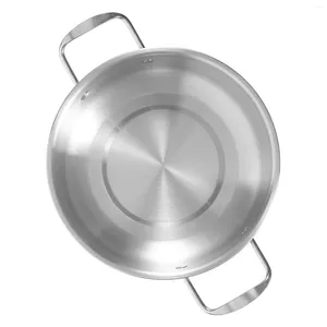 Pans induction en acier inoxydable Pot anti-spil
