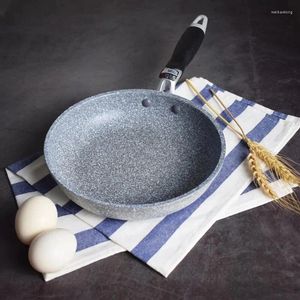 PANS STREE DE RICE Japonais Pan de pierre antiadhésive avec manche anti-scalding outils de cuisine