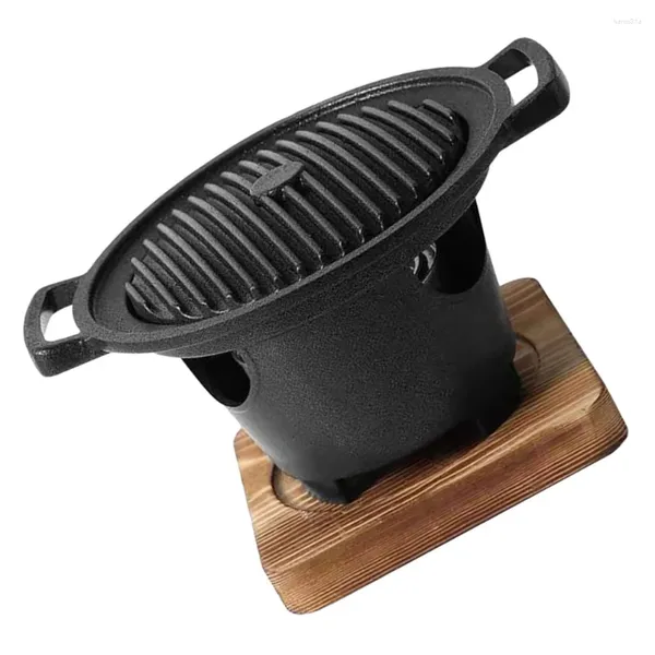 Poêles coréennes pour Barbecue, poêle à griller, support de Barbecue, fournitures d'intérieur domestiques, outils japonais