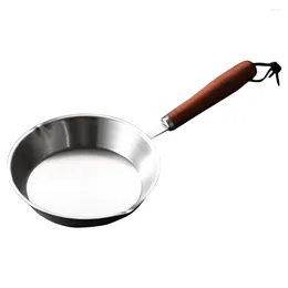 Pans Pancake Maker Frying Non Stick Griddle Skillet Skillet en acier inoxydable Egg antiadhésif