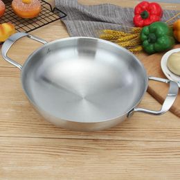 Pans de fruits de mer Pot Pot Mini le chef classique en acier inoxydable de tous les jours Pan de cuisine outil de cuisine portable