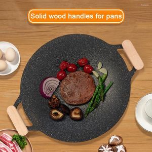 Pans Panoux massif Poignée isolée Handleuse à chaleur 2pcs Grill Grip pour la sauce de cuisson sauteuse grillade