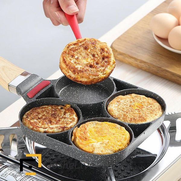 Sartenes Sartén versátil Cocina saludable Antiadherente Fácil de usar Durable Desayuno Maker Huevo para
