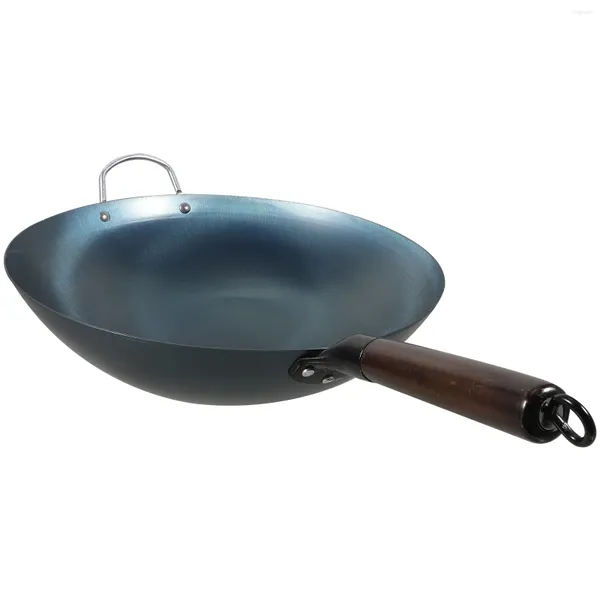 Sartenes Wok Utensilios De Cocina Accesorios Para Estufas Cocina Tradicional Antigua Madera Resistente