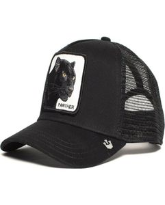 Panther Mesh Cap Summer Baseball Cap Anime Black Trucker Hat Dada Hat Snapback Femmes Men3377854