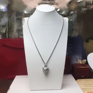 Panthere ketting voor vrouwen ontwerper voor man diamant smaragd verguld 18K 925 zilveren diamant merkontwerper officiële reproducties voortreffelijk cadeau 014