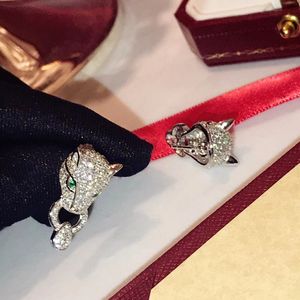 Panthere serie oorbellen voor vrouwelijke ontwerper grootmoeder Emerald Gold Ploated 18K juwelen merk ontwerper luxe mode jubileum cadeau 010
