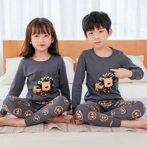 Panties 2022 Children Pajamas Boys Cotton Clothes Pants Set Cartoon Sleepwear Kids Clothing For Girls Toddler Baby Outfits Child Pyjama