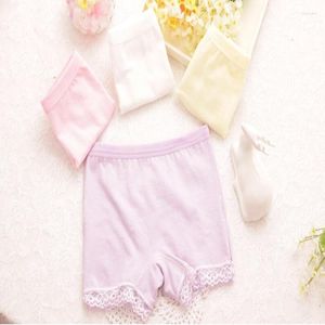 Culottes 2 pièces/lot 100% coton sous-vêtements pour enfants pour enfants bébé dentelle sous slips filles Shorts culottes 3-9YPanties