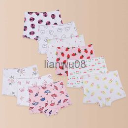 Bragas 3PCS Ropa interior para niños Dibujos animados Fruta Pantalones cortos para niños Ropa interior para niñas Ropa interior modal para bebés y niños pequeños 4PCS x0802