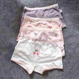 Bragas 4pcslot Niñas Bragas Ropa interior linda para niños Boxer Briefs Niños Niña Adolescentes Calzoncillos Baby Boxers Kid 3 a 12 años x0802