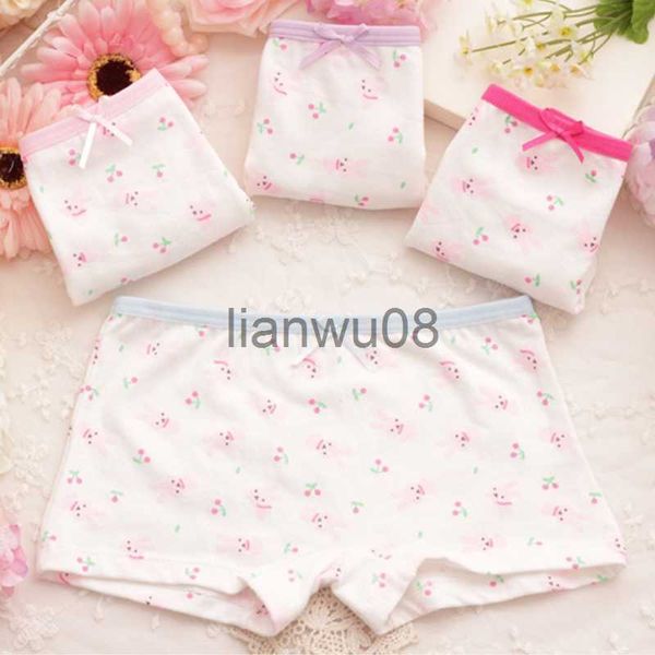 Culottes 4pcslot Enfants fille Culotte Coton Chaude nouvelle belle Bande Dessinée filles Mémoires Boxer Sous-Vêtements respirant Slip x0802