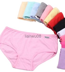 Culotte Big Girl Briefs Lady Cotton Underwear Sexy Respirant Doux Lingerie Femme Briefs Filles Doux Solide Couleur Slip Taille 2838cm x0802