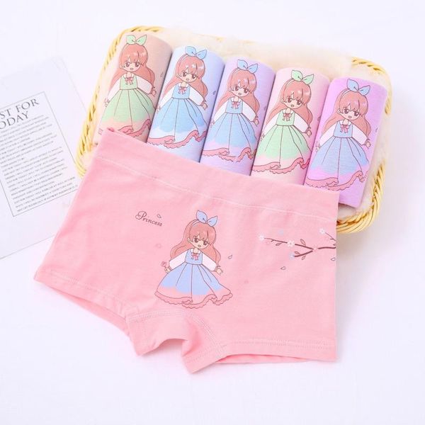 Culotte enfants sous-vêtements dessin animé Modal Boxer Shorts primaire étudiant pur coton respirant slips pantalons plus âgés