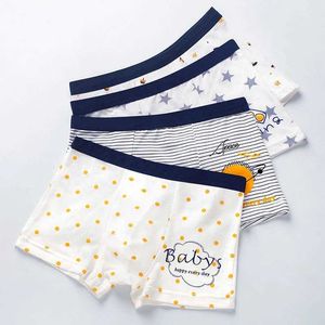 Culotte culotte 3 pièces / 4 pièces pour sous-vêtements pour enfants sous-vêtements imprimés Chirden sous-vêtements ensemble de coton sous-vêtements mignons sous-vêtements bébé 2-15 ans wx5.27