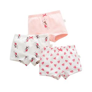 Culottes en coton pur pour enfants, sous-vêtements pour filles, motif de dessin animé mignon, Boxer, pantalons pour enfants de 3 à 12 ans