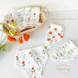 Panties Pieces/Lot 2-12Y Children Underwear High Quality Cotton Girls Cute Pattern Kids Boxer Briefs Child Soft Girl PantsPanties