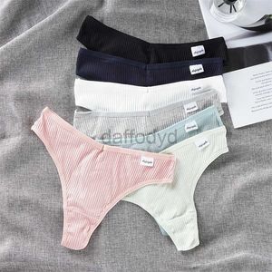 Culottes Femmes 3 pièces Lots grande taille S-4XL sous-vêtements femmes Lingerie culottes Sexy G String tongs pour Lady Cotten filles slips 220425 ldd240311