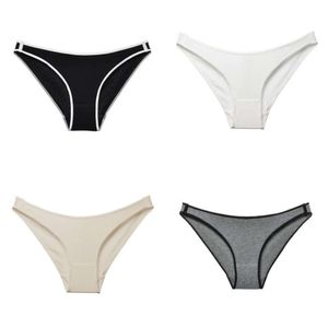 Bragas femeninas 5pcs paquete de algodón para mujeres ropa interior bikini bikini panty elástica cintura baja suave comodidad femenina blanca blanca rojo