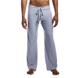 Pants 2021 Men Yoga Running Pants Spring Summer Ice Silk Sweatpants Gym Yoga Fitness Casual Pants Men's Solid Drawstring Trousers