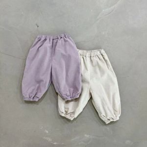 Pantalon 2022 automne nouveau bébé pantalon décontracté solide pantalon pour tout-petit neuant des filles pantalons harem