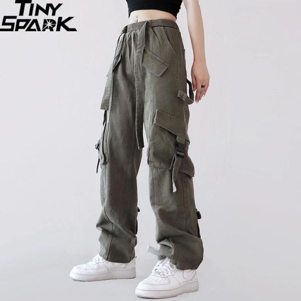 Pantalon 2022 Hip Hop Streetwear Twill Cargo Pantal